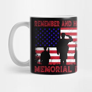 And Honor Memorial Day Flag American Mug